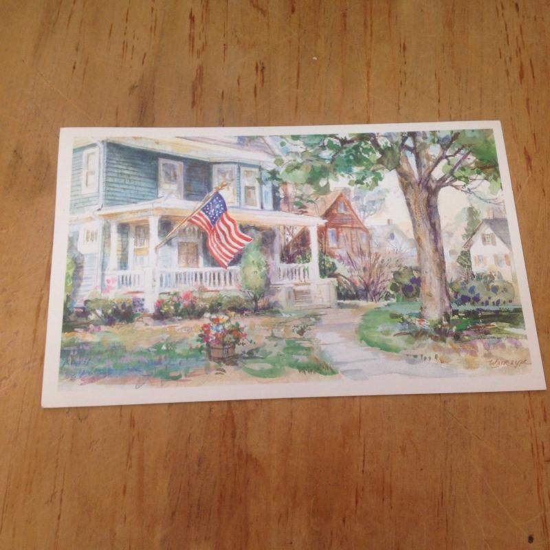 postcard random USA Home