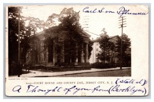 Courthouse and Jail Jersey City New Jersey NJ 1906 UDB Postcard V11