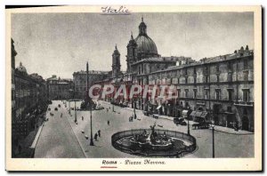 Old Postcard Roma Piazza Navona