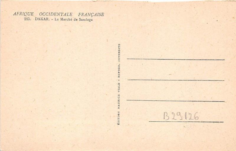 B29126 Dakar Le Marche de Sandaga senegal