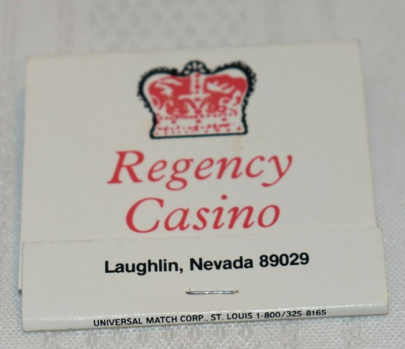 Regency Casino Laughlin Nevada Crown 30 Strike Matchbook