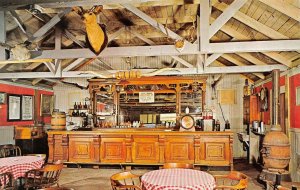 OLD ABILENE TOWN Alamo Saloon Interior Bar Kansas c1950s Vintage Postcard