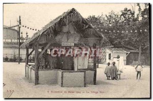 Old Postcard Negro Male Black Expo Rheims 1903 black town Mosque