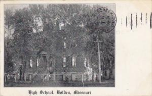 High School Holden Missouri 1907