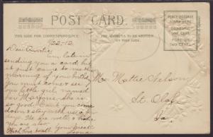 Birthday Greetings,Violets,Scene,John Winsch 1910