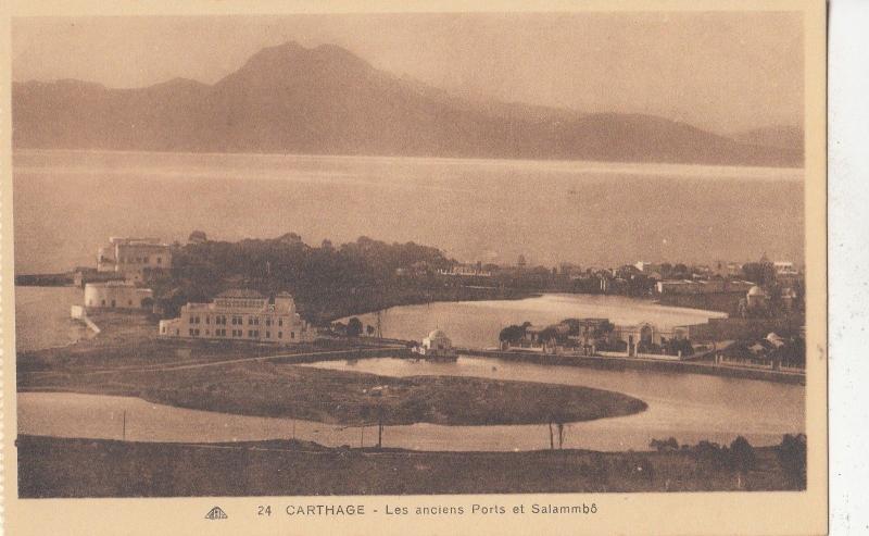 BF18949 les anciens ports et salammbo carthage tunisia  front/back image