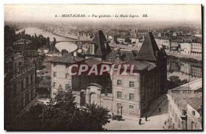 Old Postcard General view Montauban Ingres Museum
