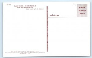 SAINT JOHN Slack Water-Reversing Falls New Brunswick CANADA Postcard