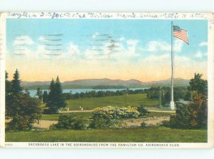 W-border ADIRONDACK CLUB Sacandaga Lake - Northampton & Gloversville NY AE4816