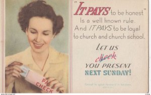 Let us check you present next Sunday! , 1940s