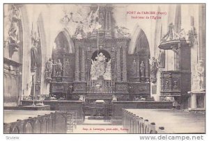 PONT de lARCHE, interieur de l'Eglise, Eure, France, 00-10s