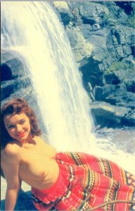 Nude Naked Topless Woman Posing