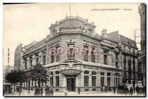 Postcard Old Post Levallois Perret Post