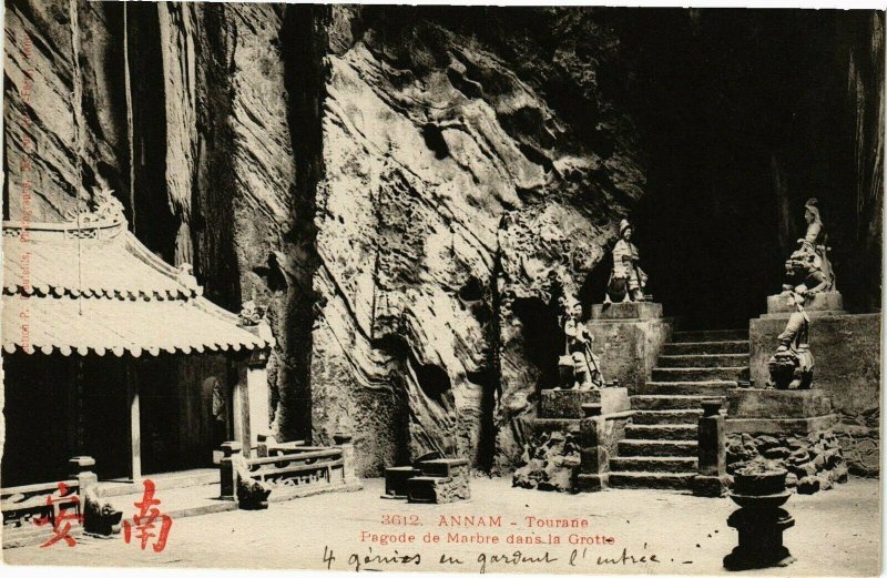 VIETNAM INDOCHINE - Annam - Tourane - Pagode de Marbre dans la Grotte (190217)