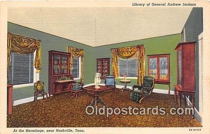 Library of General Andrew Jackson, Hermitage Nashville, TN, USA Unused 