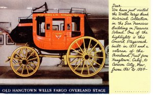 PC6739 OLD HANGTOWN WELLS FARGO OVERLAND STAGE