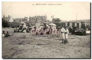 Berck Beach - The Rest on the Sand - Old Postcard