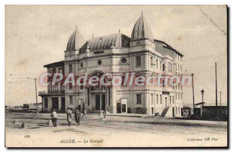 Old Postcard Alger Kursaal