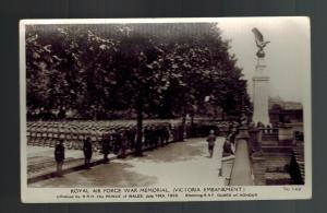 1923 Mint RPPC England Real picture postcard RAF Royal Air Force War Memorial