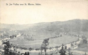 St. Joe Valley near St. Maries, Idaho Benewah Co c1910s  Kropp Vintage Postcard