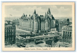 c1920's Chateau Laurier Ottawa Ontario Canada Unposted Antique Postcard