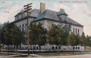 Wisconsin Sheboygan High School 1908