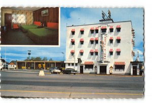 Val d'Or Quebec Canada Vintage Postcard Hotel Sigma Motel