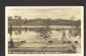 RPPC THE KUTINA CHALET SINGAPORTE VIEW SOLDIER OAK PARK ILL REAL PHOTO POSTCARD