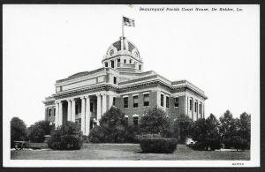 Beauregard Parish Court House De Ridder Louisiana Unused c1930