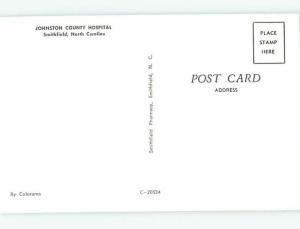 Pre-1980 JOHNSTON COUNTY HOSPITAL Smithfield - Near Raleigh NC W2477@