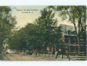 Divided-Back SCHOOL SCENE Concord New Hampshire NH E2941