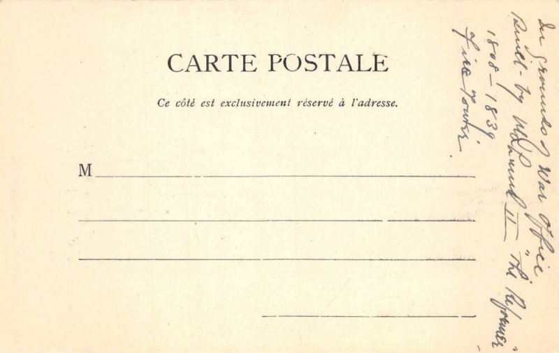 Istanbul Constantinople Turkey Seraskier Tower Beyazit Postcard AA101094