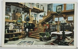 CA Cloister Art Shop, Glenwood Mission Inn Riverside California Postcard K4