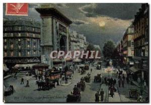 Paris Old Postcard Boulevard St Denis