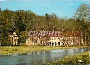 Postcard Modern Radepont Eure Fontaine Guerard Abbey and the Chapel of St. Mi...