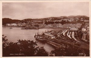 Postcard RPPC Oban from South UK