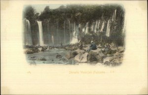 Fujiyama Japan Shiraito Waterfall c1900 Postcard