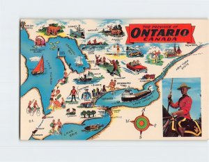 Postcard The Province Of Ontario Canada