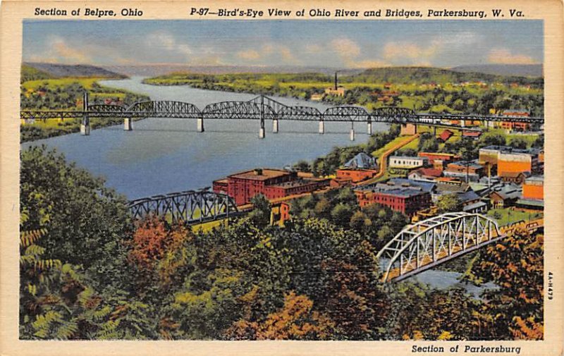 Ohio River and Bridges, Parkersburg, WV