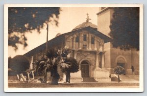Mission Dolores San Francisco RPPC Real Photo Postcard California Church