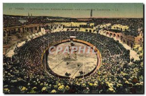 Old Postcard Bullfight Bullfight Nimes Interior of arenas during a bullfight