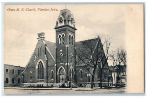 c1905 Grace Methodist Episcopal Church Chapel Exterior Waterloo Iowa IA Postcard