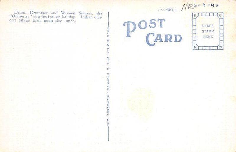 Scene At Indian Dance Unused 