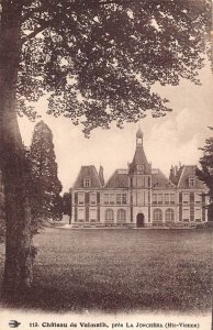 L118 France Chateau de Valmath pres La Jonchere Castle vintage postcard