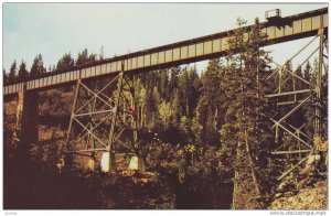 Canoe River Trestle,  seen from Hwy 5., South of Valemount,  B.C.,  Canada,  ...