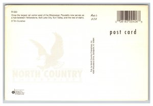 Pocatello Idaho Postcard Continental Aerial View