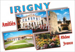 Postcard Modern Amities Irigny Rhone France