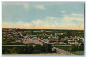 c1940 Panorama Section Crossroads Nation Exterior View Cheyenne Wyoming Postcard