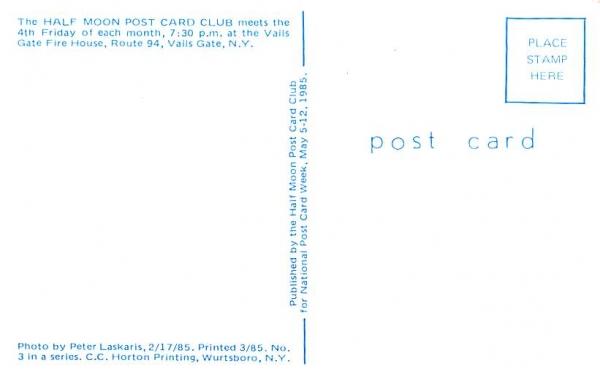 Vails Gate Fire Co Inc 1910-1985 New York Postcard