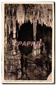 Old Postcard Arcy On Cury Entree Caves The Tower of Babel and the Calvary
